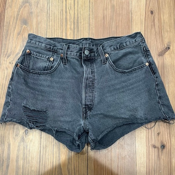 Levi's Pants - Women's Levi's 501 Denim Shorts Gray Size W32, 0001 B1